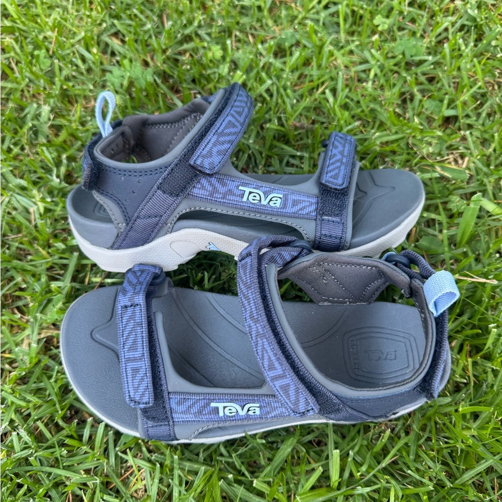 Teva Blue Sandals with Adjustable Straps and Durable Outsole